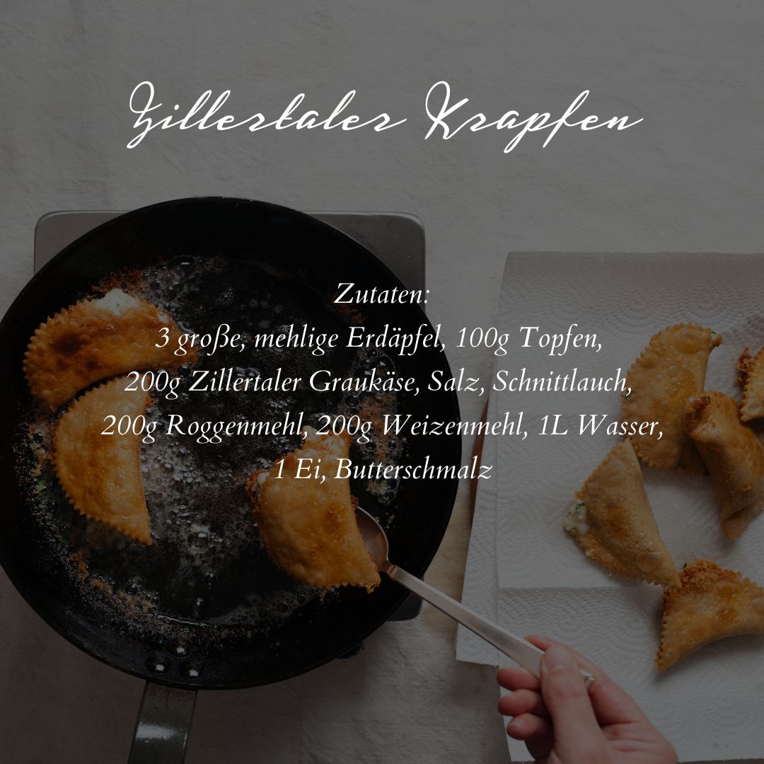 Gebratene Kaspressknödel in der Pfanne