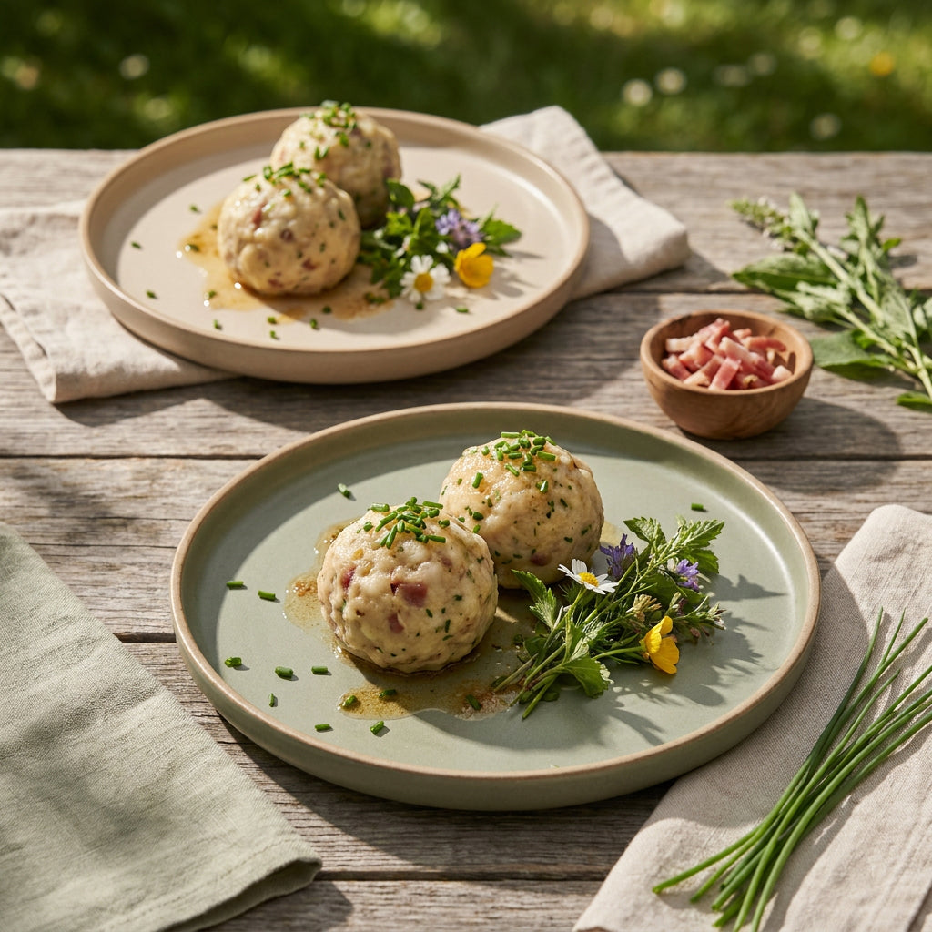 Speckknödel, eine Zillertaler Spezialität